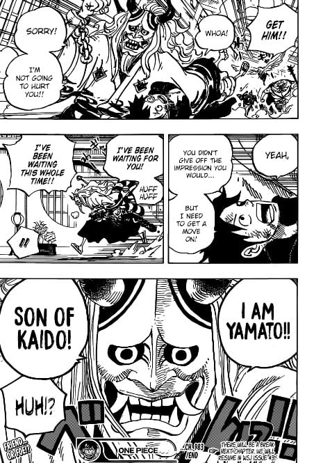 One Piece chapter 983: Release Date, Spoilers, Plot and Yamato -