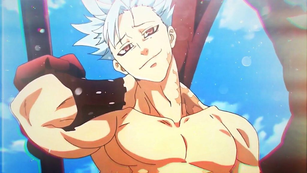 Ban an Anime male character with white hairs
