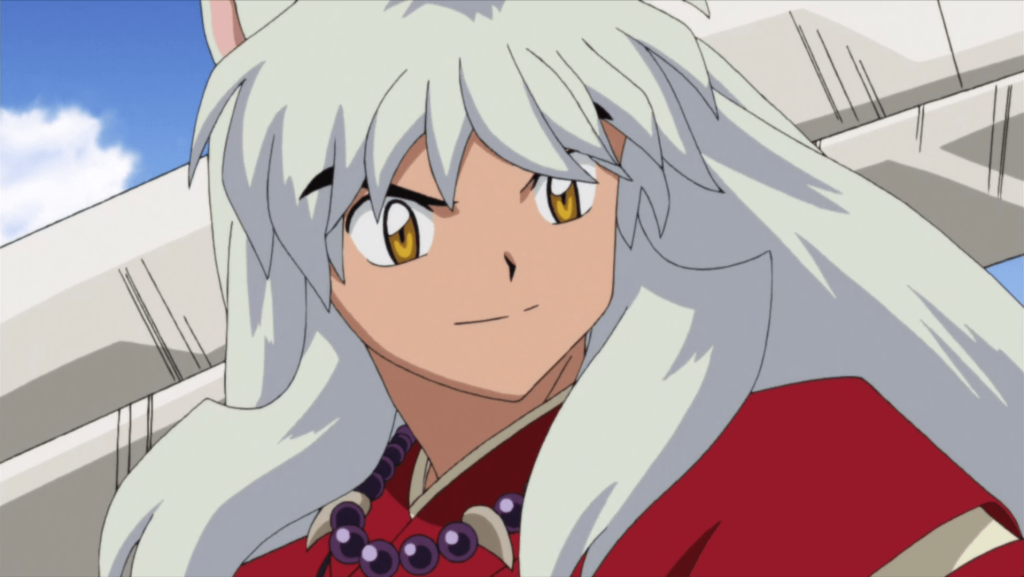 white haired anime boy trope Inuyasha