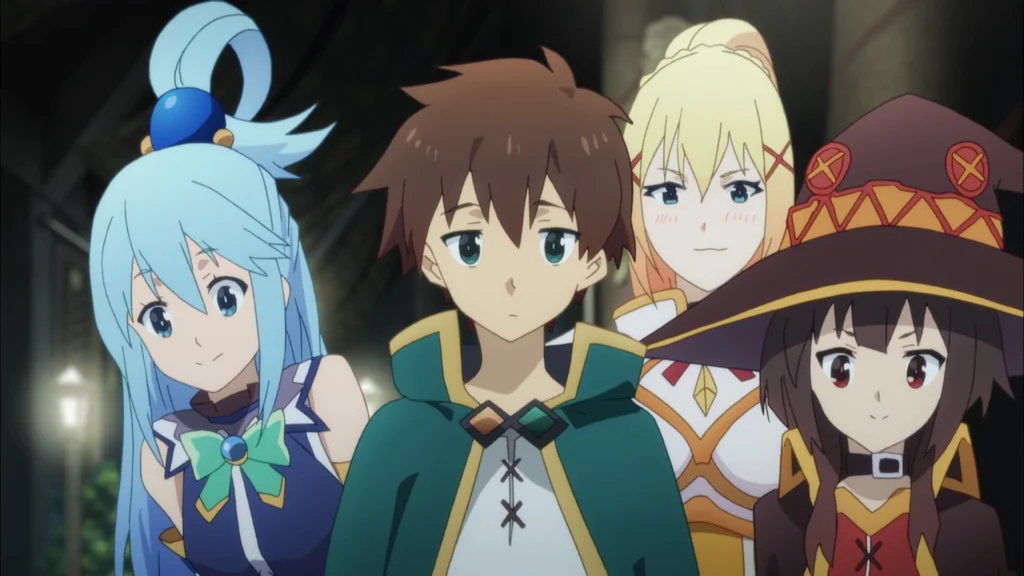 KonoSuba: God's Blessing on This Wonderful World isekai anime