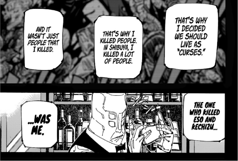 Chapter 208 of Jujutsu Kaisen features Yuki using her ultimate move and Kenjaku confronting Tengen